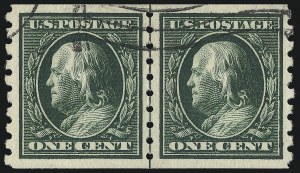 Sale 1093, Lot 220, 1910-13 Coils (Scott 384-396)