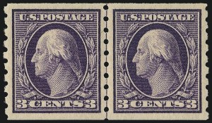 Sale 1093, Lot 222, 1910-13 Coils (Scott 384-396)