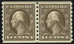 Sale 1093, Lot 223, 1910-13 Coils (Scott 384-396)