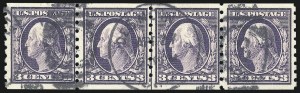 Sale 1093, Lot 224, 1910-13 Coils (Scott 384-396)