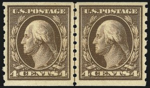 Sale 1093, Lot 225, 1910-13 Coils (Scott 384-396)