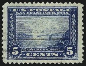 Sale 1093, Lot 238, 1913-15 Panama-Pacific Issue (Scott 397-404)