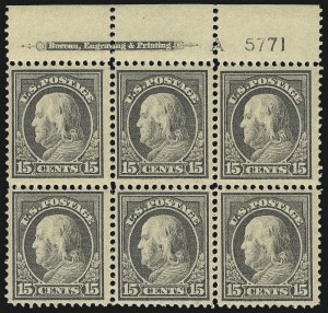 Sale 1093, Lot 271, 1912-14 Issue (Scott 405-423)