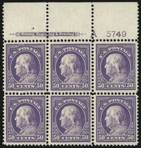 Sale 1093, Lot 283, 1912-14 Issue (Scott 405-423)