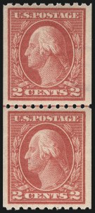 Sale 1093, Lot 317, 1914 Coils (Scott 441-447)