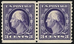 Sale 1093, Lot 323, 1914 Coils (Scott 441-447)