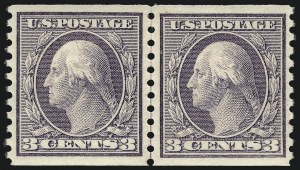 Sale 1093, Lot 364, 1914-16 Rotary Press Coils (Scott 448-459)