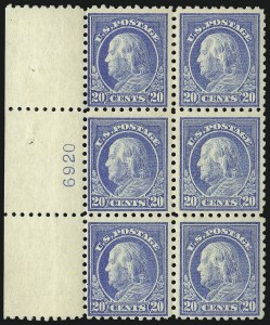 Sale 1093, Lot 405, 1915-17 Issues, cont. (Scott 475-482A)
