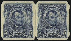 Sale 1093, Lot 46, 1906-08 Imperforates and Coils, 1903 Shield Issue (Scott 314H-322)