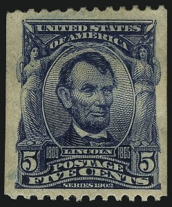 Sale 1093, Lot 47, 1906-08 Imperforates and Coils, 1903 Shield Issue (Scott 314H-322)