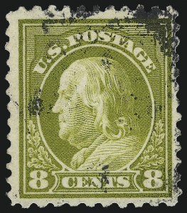 Sale 1093, Lot 474, 1917-19 Perf 10 on One Side Varieties (Scott 506a-512b)