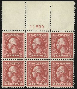 Sale 1093, Lot 491, 1918-21 Offset, Rotary and Bi-Colored Issues (Scott 525-547)
