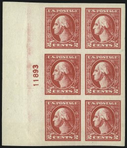 Sale 1093, Lot 494, 1918-21 Offset, Rotary and Bi-Colored Issues (Scott 525-547)