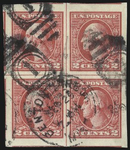 Sale 1093, Lot 495, 1918-21 Offset, Rotary and Bi-Colored Issues (Scott 525-547)