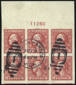Sale 1093, Lot 496, 1918-21 Offset, Rotary and Bi-Colored Issues (Scott 525-547)