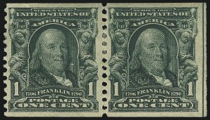 Sale 1093, Lot 50, 1906-08 Imperforates and Coils, 1903 Shield Issue (Scott 314H-322)