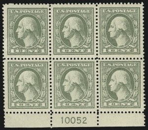 Sale 1093, Lot 503, 1918-21 Offset, Rotary and Bi-Colored Issues (Scott 525-547)