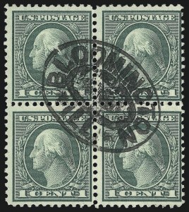Sale 1093, Lot 513, 1918-21 Offset, Rotary and Bi-Colored Issues (Scott 525-547)