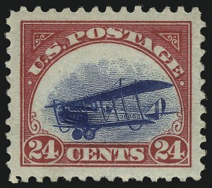 Sale 1093, Lot 581, Air Post Issues, including 24c Jenny Invert (C1-C76a, C3a)