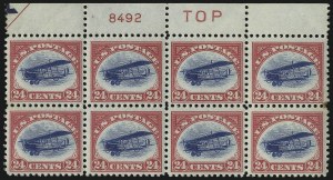 Sale 1093, Lot 582, Air Post Issues, including 24c Jenny Invert (C1-C76a, C3a)