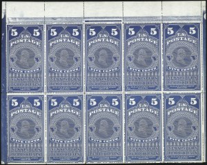 Sale 1094, Lot 165, Newspapers & Periodicals: 1865 Issue and 1875 Reprints (Scott PR1-PR7)