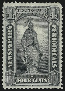 Sale 1094, Lot 170, Newspapers & Periodicals: 1875 Issue (Scott PR9-PR32)