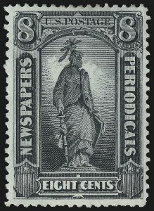 Sale 1094, Lot 171, Newspapers & Periodicals: 1875 Issue (Scott PR9-PR32)