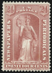 Sale 1094, Lot 173, Newspapers & Periodicals: 1875 Issue (Scott PR9-PR32)