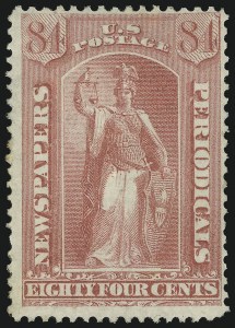 Sale 1094, Lot 178, Newspapers & Periodicals: 1875 Issue (Scott PR9-PR32)