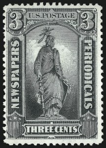 Sale 1094, Lot 199, Newspapers & Periodicals: 1875 Continental Special Printing (Scott PR33-PR48)