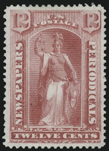 Sale 1094, Lot 208, Newspapers & Periodicals: 1875 Continental Special Printing (Scott PR33-PR48)