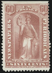 Sale 1094, Lot 215, Newspapers & Periodicals: 1875 Continental Special Printing (Scott PR33-PR48)