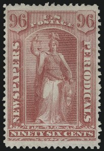 Sale 1094, Lot 220, Newspapers & Periodicals: 1875 Continental Special Printing (Scott PR33-PR48)