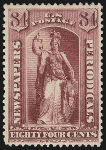 Sale 1094, Lot 237, Newspapers & Periodicals: 1879-85 Issues (Scott PR58-PR88)