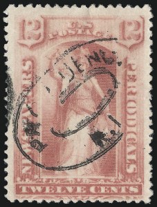 Sale 1094, Lot 244, Newspapers & Periodicals: 1894 Issue (Scott PR90-PR101)