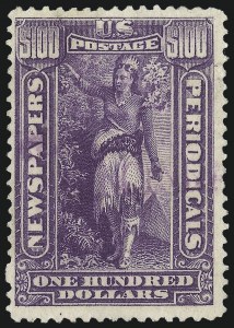 Sale 1094, Lot 258, Newspapers & Periodicals: 1895-97 Issues and Group Lots (Scott PR102-PR125)