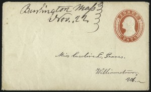 Sale 1094, Lot 316, Postal Stationery and Postal Cards (Scott U, UX, UZ)