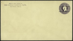 Sale 1094, Lot 343, Postal Stationery and Postal Cards (Scott U, UX, UZ)