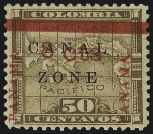Sale 1094, Lot 356, United States Possessions: Canal Zone