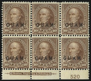Sale 1094, Lot 381, United States Possessions: Guam