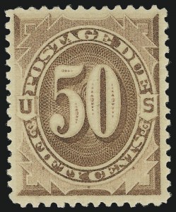 Sale 1094, Lot 41, Postage Due: 1879-91 Issues (Scott J1-J28)