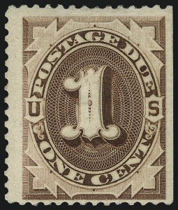 Sale 1094, Lot 42, Postage Due: 1879-91 Issues (Scott J1-J28)