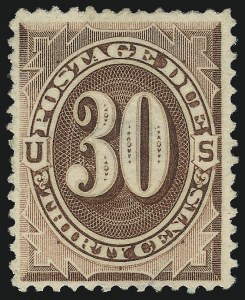 Sale 1094, Lot 47, Postage Due: 1879-91 Issues (Scott J1-J28)