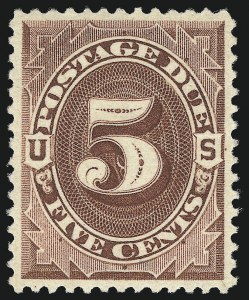 Sale Number 1094, Lot Number 52, Postage Due: 1879-91 Issues (Scott J1-J28)
