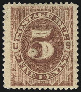 Sale 1094, Lot 53, Postage Due: 1879-91 Issues (Scott J1-J28)