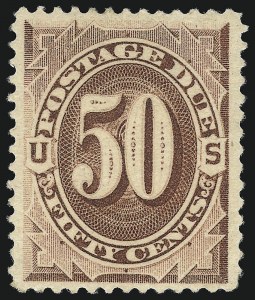 Sale 1094, Lot 61, Postage Due: 1879-91 Issues (Scott J1-J28)