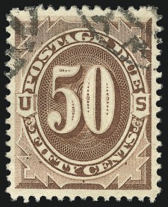 Sale 1094, Lot 62, Postage Due: 1879-91 Issues (Scott J1-J28)