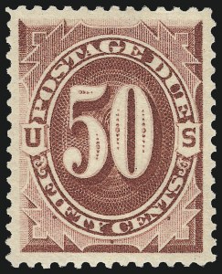 Sale 1094, Lot 66, Postage Due: 1879-91 Issues (Scott J1-J28)