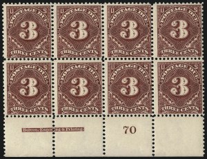 Sale 1094, Lot 80, Postage Due: 1894-1912 Issues (Scott J29-J50)