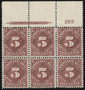 Sale 1094, Lot 81, Postage Due: 1894-1912 Issues (Scott J29-J50)